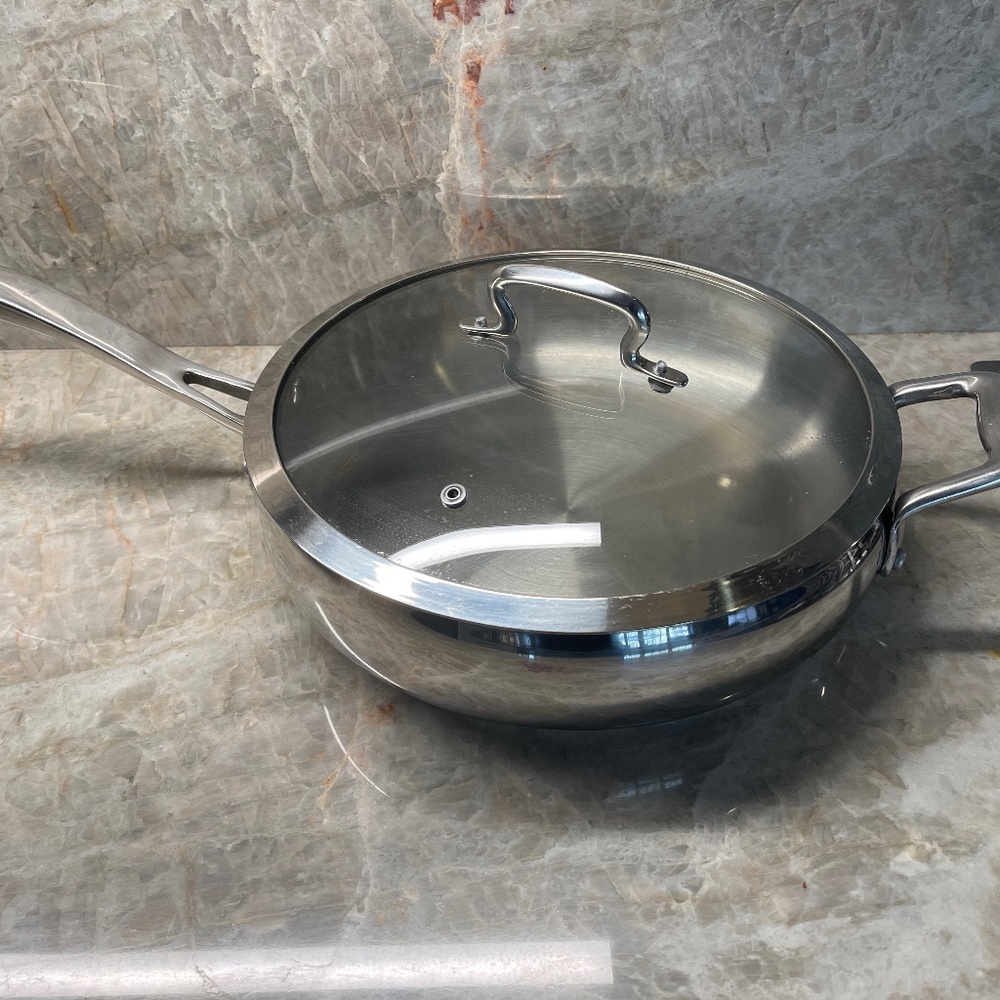 Biltmore Saute Pan Heavy Duty With Glass Lid